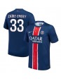 Paris Saint-Germain Warren Zaire-Emery #33 Hjemmedrakt 2024-25 Korte ermer